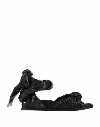 Alexandre Vauthier Woman Sandals Black Soft Leather Cover