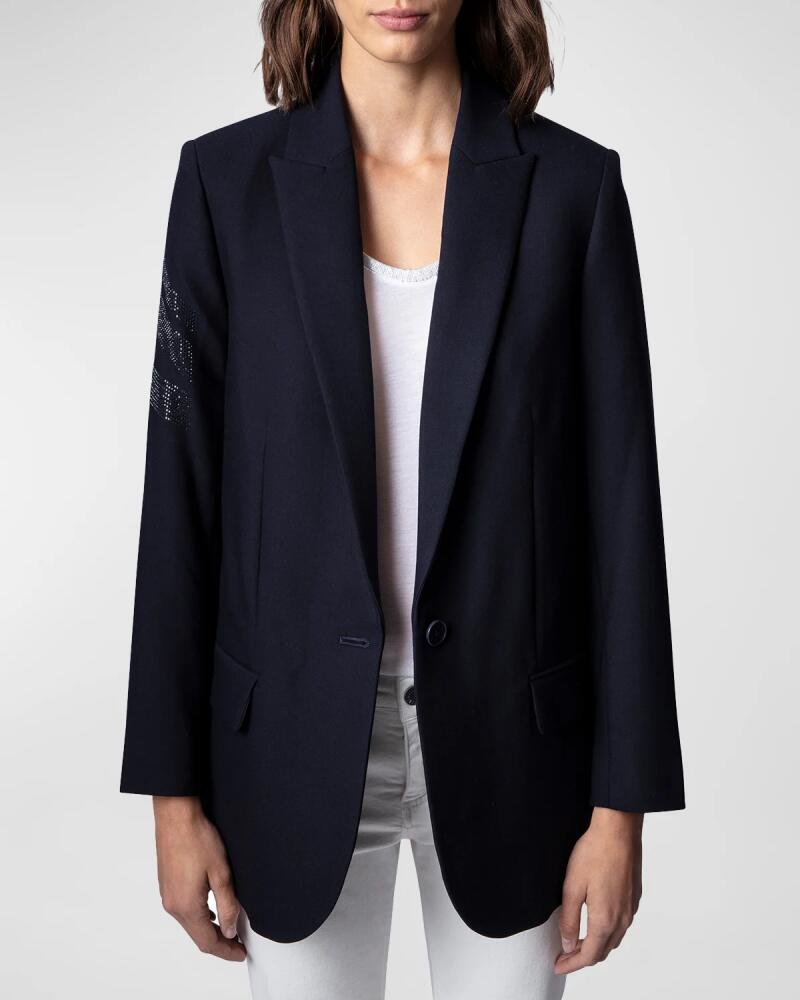 Zadig & Voltaire Viva Arrow Strass Blazer Cover