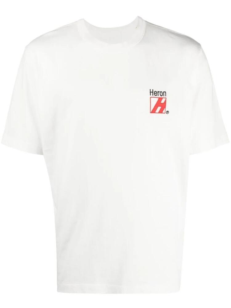 Heron Preston graphic-print cotton T-shirt - White Cover