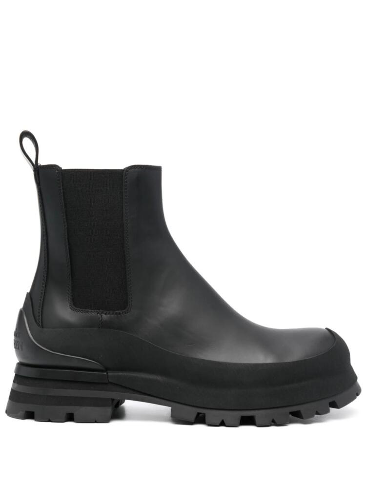 Alexander McQueen Wander leather Chelsea boots - Black Cover