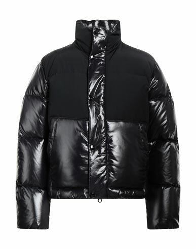 Duvetica Man Puffer Black Cotton, Polyamide Cover