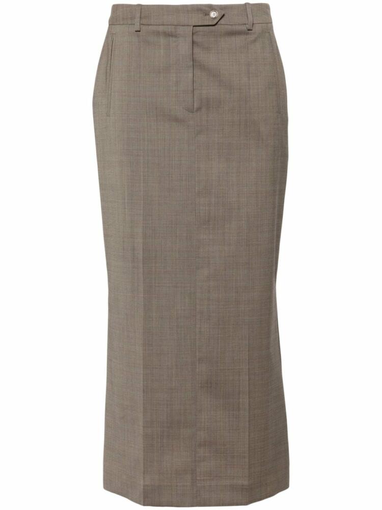 BOSS tailored virgin wool pencil skirt - Brown Cover