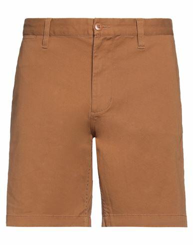 Dc Shoes Man Shorts & Bermuda Shorts Camel Cotton, Elastane Cover