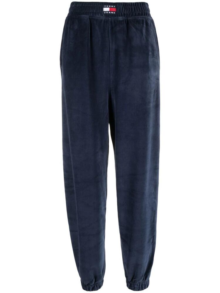 Tommy Jeans logo patch track-pants - Blue Cover