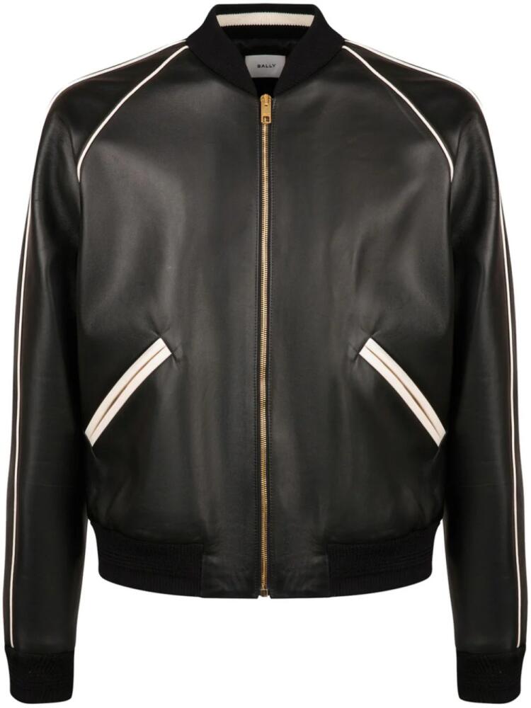 Bally leather bomber jacket - Black Cover