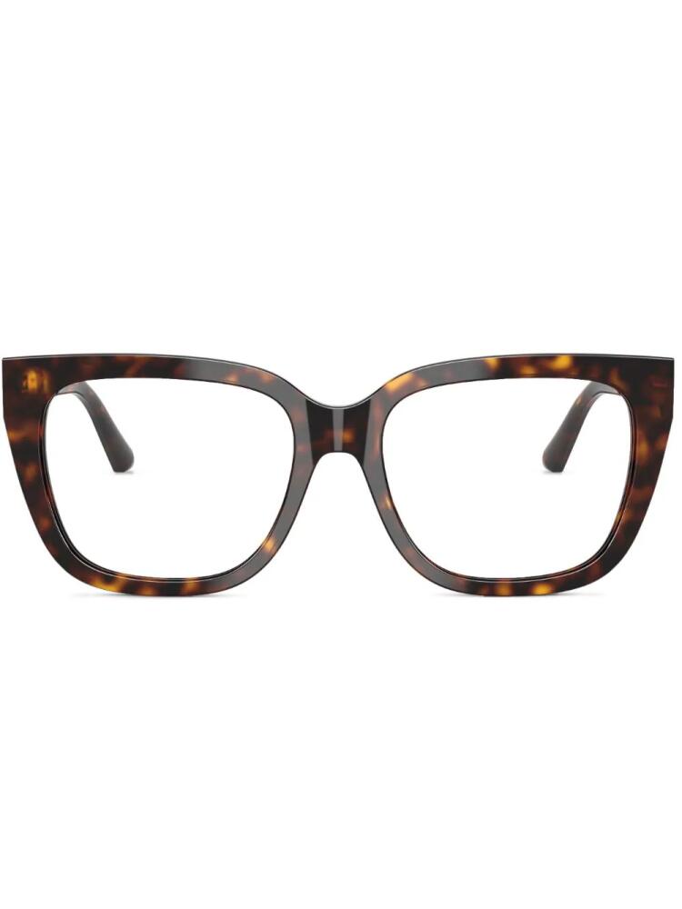 Jimmy Choo Eyewear tortoiseshell-effect glasses - Brown Cover