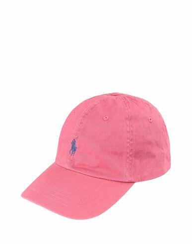 Polo Ralph Lauren Cotton Chino Ball Cap Man Hat Pink Cotton Cover