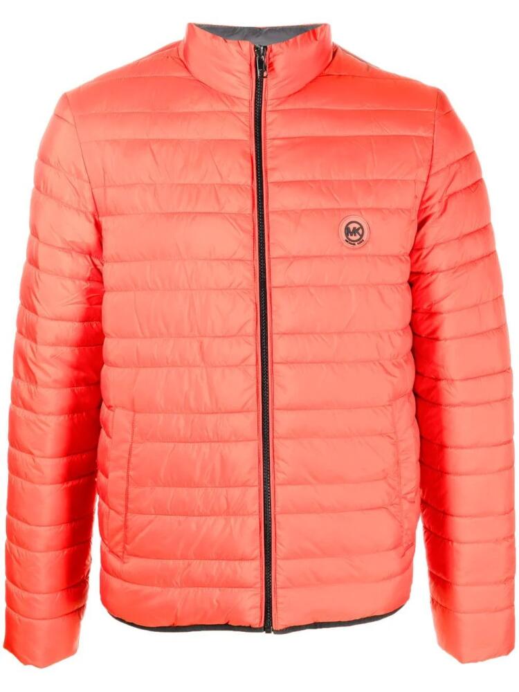 Michael Kors reversible quilted padded jacket - Orange Cover