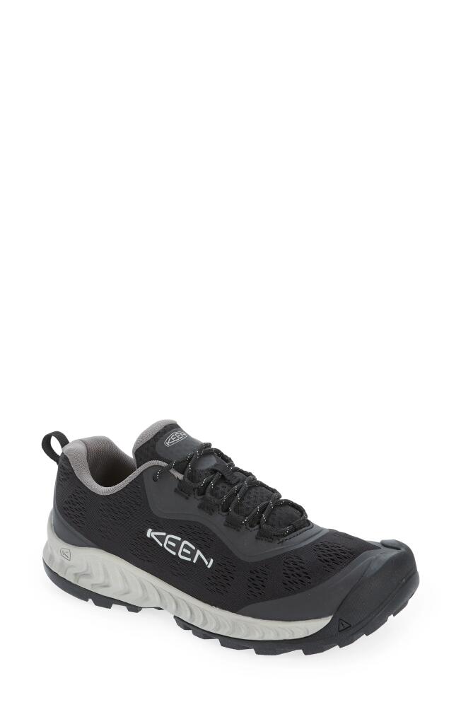 KEEN NXIS Speed Hiking Shoe in Black/Vapor Cover