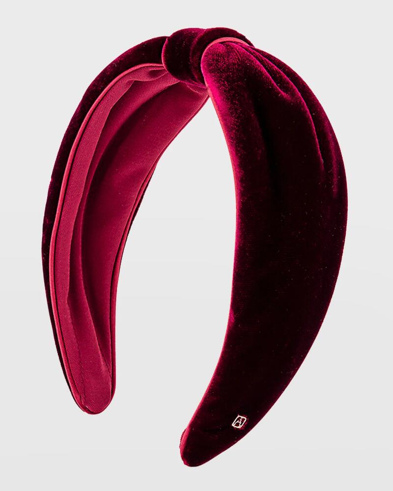 Alexandre de Paris Knot Velvet Headband Cover