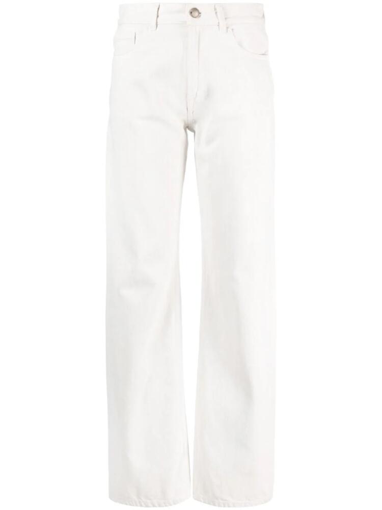 Moorer straight-leg high-waist jeans - Neutrals Cover