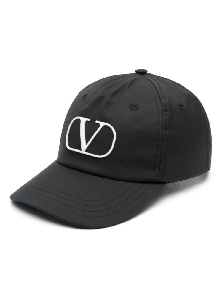 Valentino Garavani VLogo cotton baseball cap - Black Cover