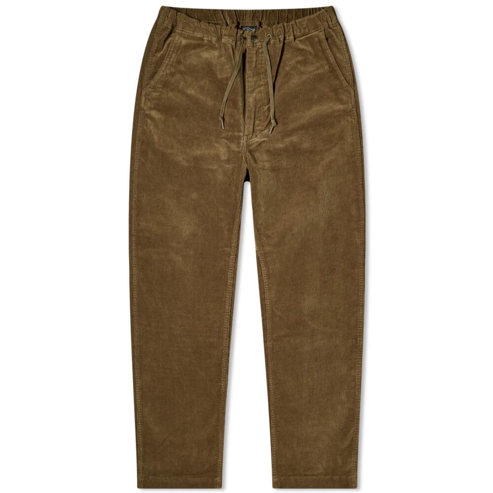 orSlow Men's New Yorker Stretch Corduroy Pant in Brown Cover