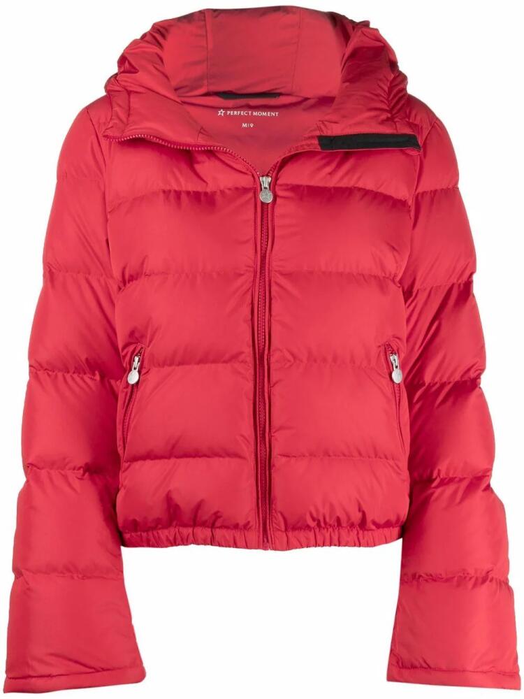 Perfect Moment Polar Flare puffer jacket - Red Cover