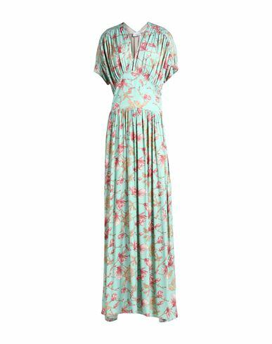 Atos Lombardini Woman Maxi dress Light green Viscose Cover