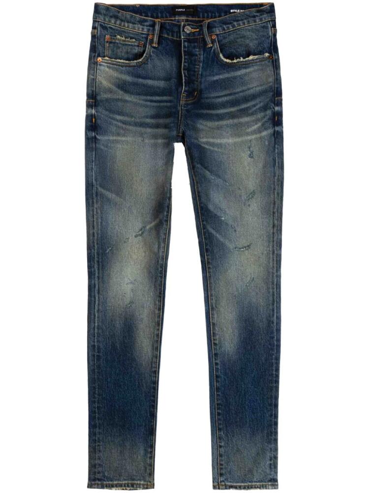 Purple Brand acid-wash skinny jeans - Blue Cover