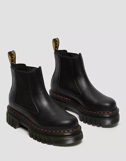 Dr Martens Audrick Chelsea chunky flat Chelsea boots in black Cover