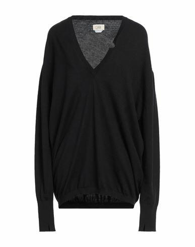 Quira Woman Sweater Black Virgin Wool Cover