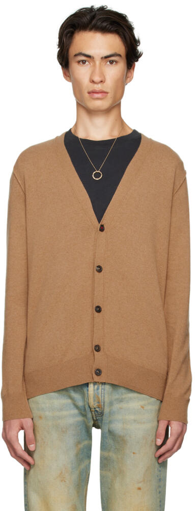 Maison Margiela Tan Buttoned Cardigan Cover