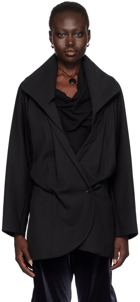 Kiko Kostadinov Black Venari Tailored Blazer Cover