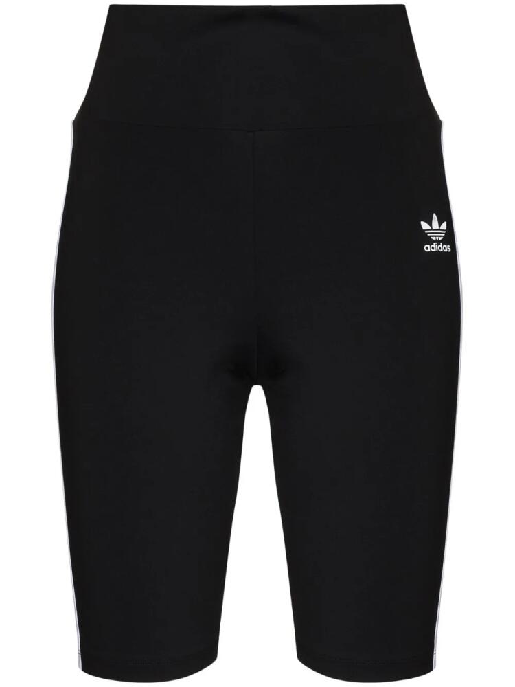 adidas three-stripe detail shorts - Black Cover