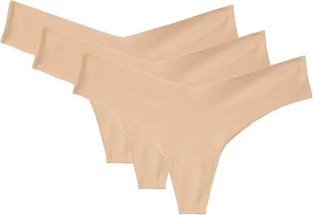 Commando Classic Thong 3-Pack (Beige/Beige/Beige) Women's Underwear Cover