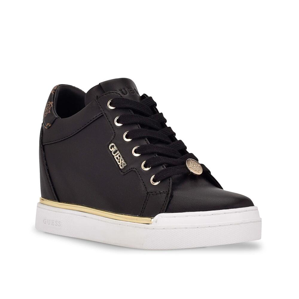 Guess Faster Wedge Sneaker | Women's | Black Cover