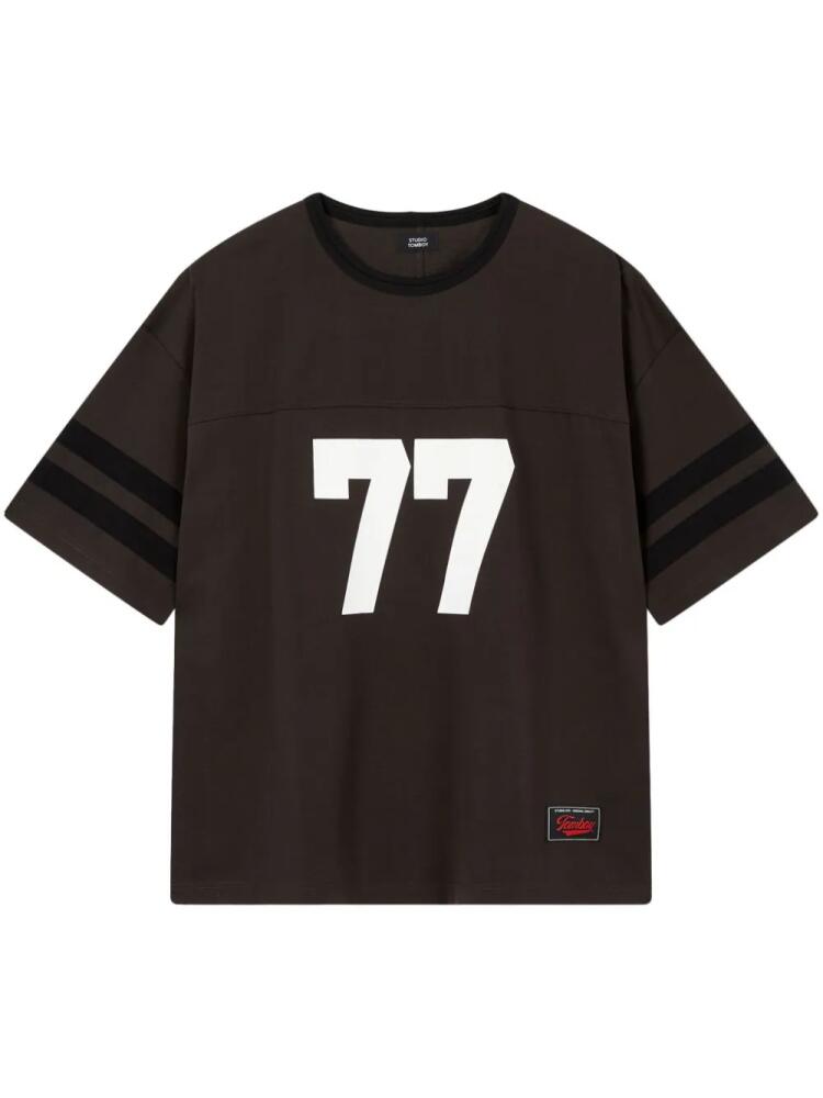 STUDIO TOMBOY 77-print t-shirt - Brown Cover