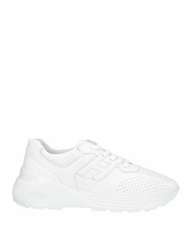 Hogan Man Sneakers White Leather Cover