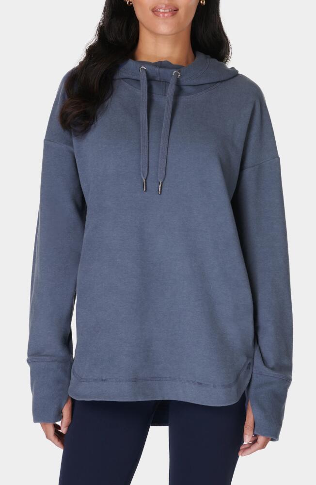 Sweaty Betty Escape Fleece Hoodie in Endless Blue Cover