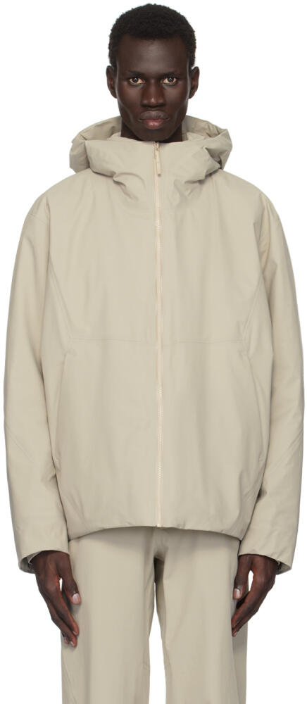 Veilance Beige Diode Insulated Jacket Cover