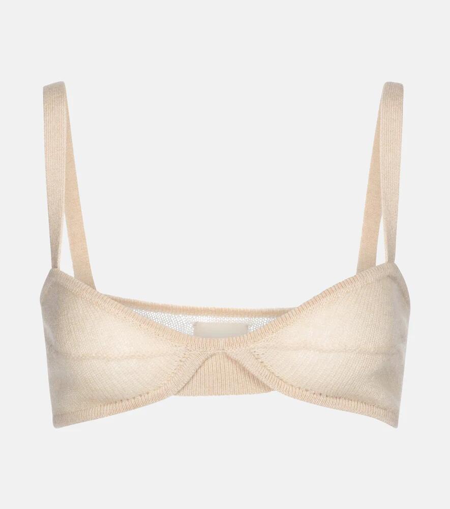 Khaite Eda cashmere bralette Cover