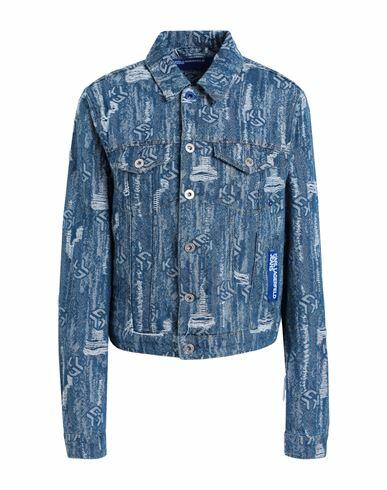 Karl Lagerfeld Jeans Woman Denim outerwear Blue Organic cotton Cover