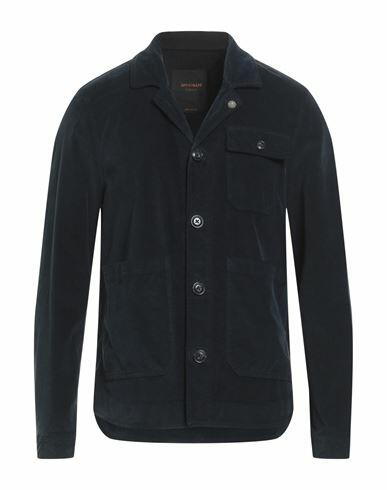 Officina 36 Man Jacket Midnight blue Cotton, Elastane Cover