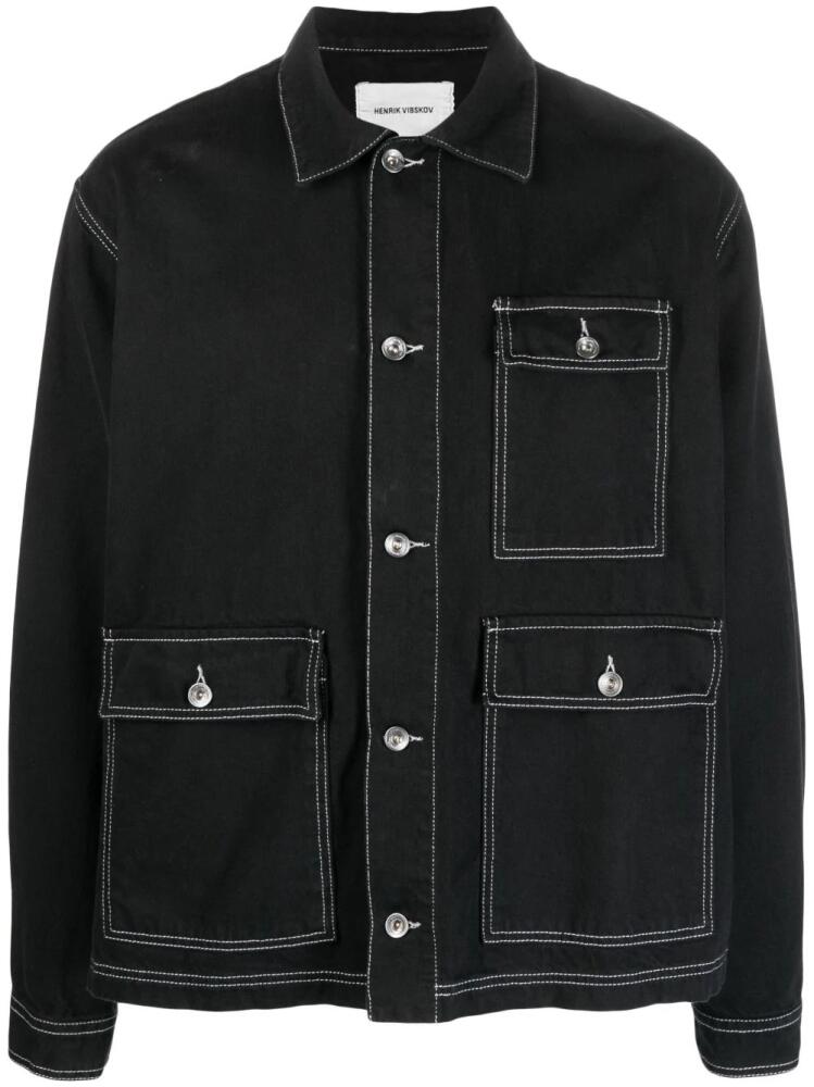 Henrik Vibskov Brandywine denim jacket - Black Cover