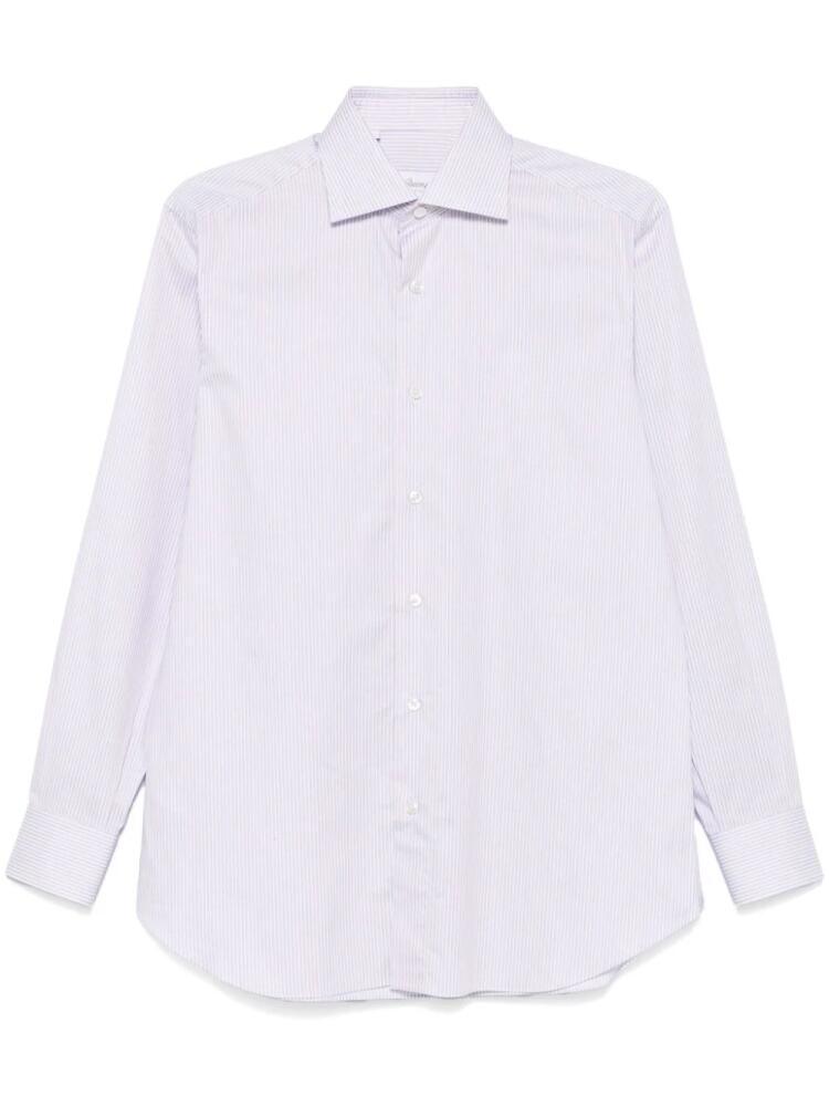 Brioni striped shirt - White Cover