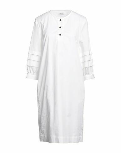 Peserico Woman Midi dress White Cotton, Elastane Cover