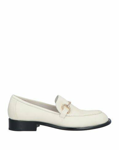 Pomme D'or Woman Loafers Cream Soft Leather Cover