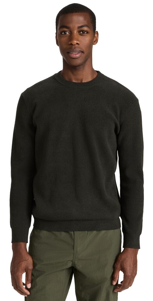 NN07 Danny Lightweight Sweater Dark Army Cover