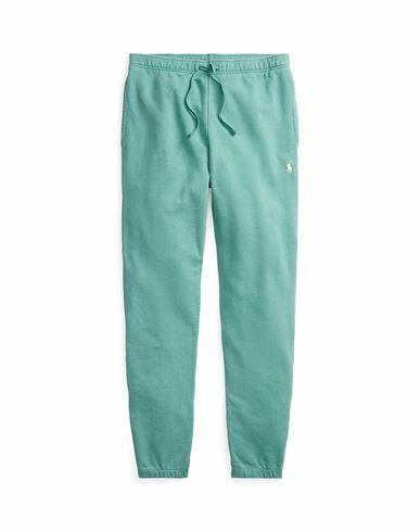 Polo Ralph Lauren Loopback Terry Sweatpant Man Pants Sage green Cotton Cover