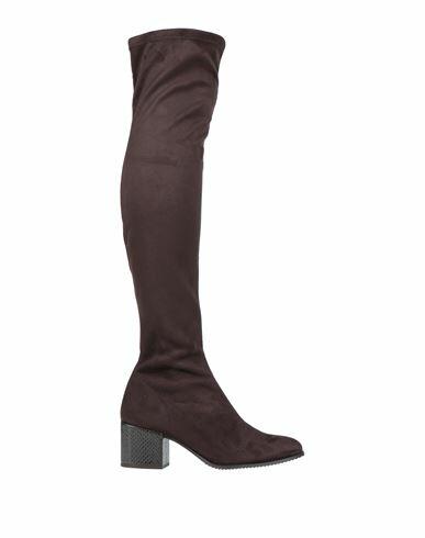 Cuplé Woman Boot Cocoa Textile fibers Cover