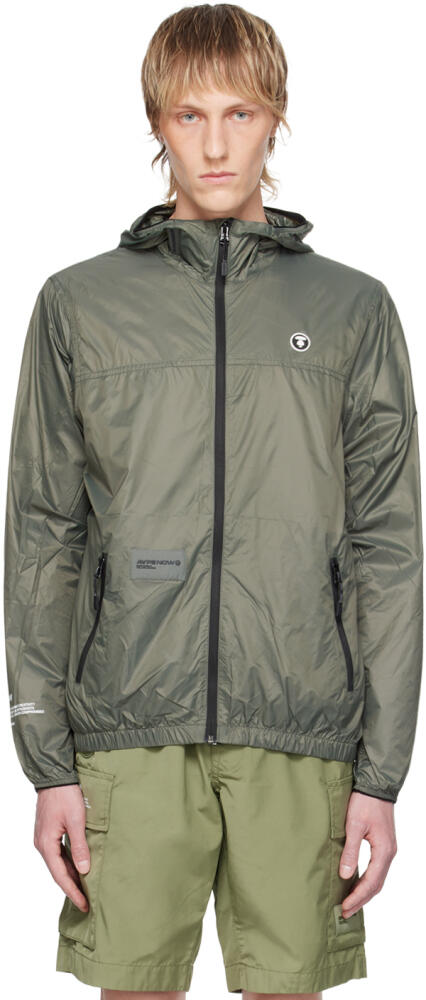 AAPE by A Bathing Ape Khaki Lightweight Jacket Cover