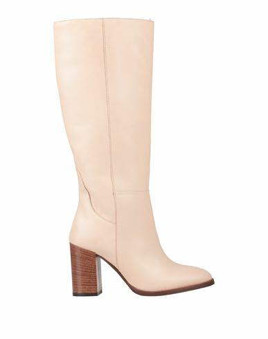 Paola Ferri Woman Boot Beige Soft Leather Cover