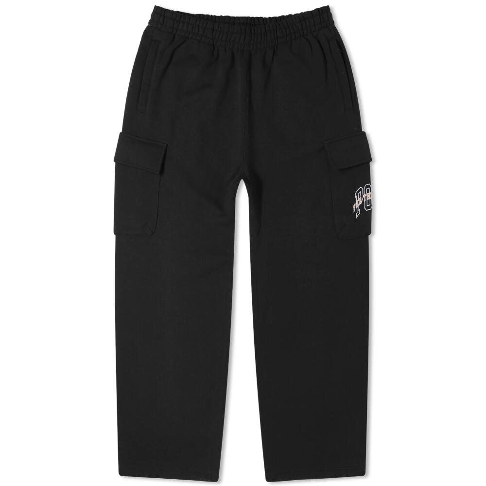 Pop Trading Company Men's x FTC Cargo Sweat Pant in Black Cover