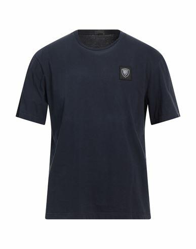 Blauer Man T-shirt Navy blue Cotton Cover