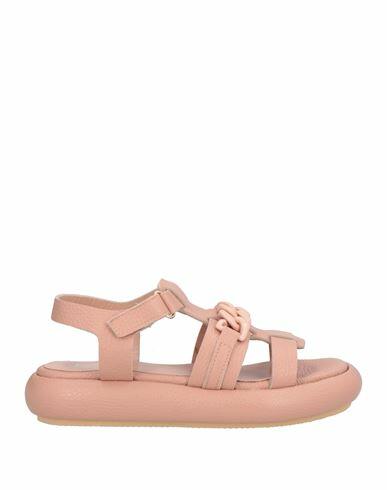 Pollini Woman Sandals Blush Leather Cover