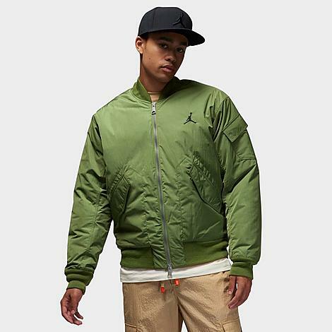 Jordan Men's Essentials Renegade Jacket in Green/Sky J Light Olive Cover