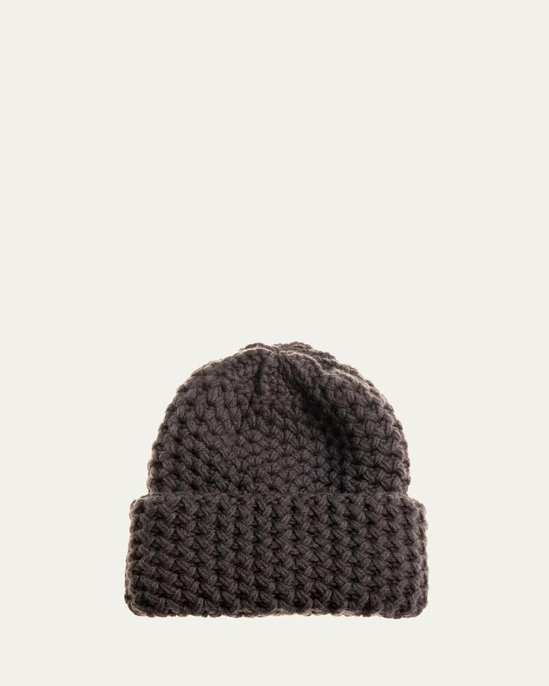 Inverni Cashmere Honeycomb Knit Beanie Cover