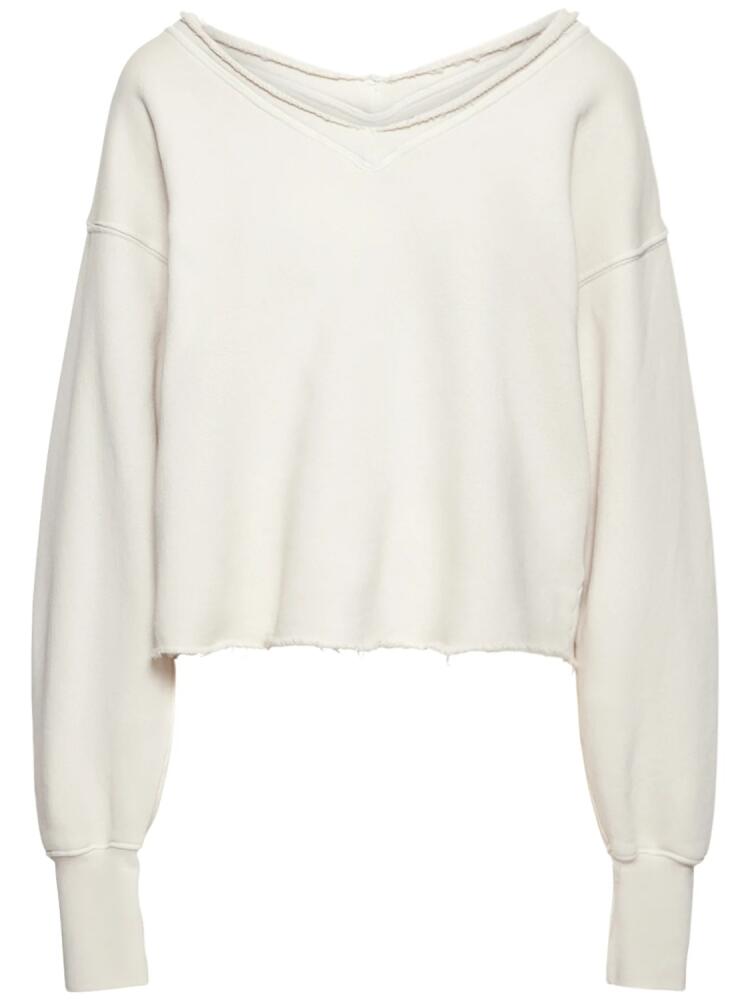 LES TIEN Double V Roll Neck Sweatshirt Cover