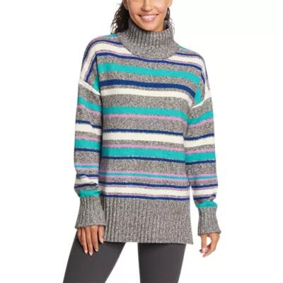 Eddie Bauer Women's Dreamknit Funnel-Neck Sweater Cover